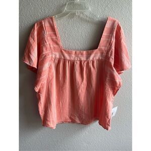 ❤️Sonoma Square Neckline Short Sleeve Top NWT